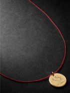 Duffy Jewellery - Virgo 18-Karat Gold and Cord Necklace