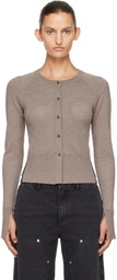 mfpen Taupe Appointment Cardigan