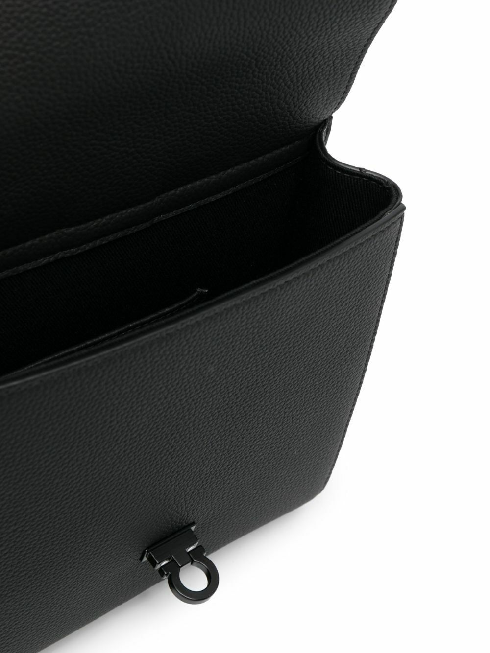 Ferragamo Black Asymmetric Shoulder Bag Salvatore Ferragamo