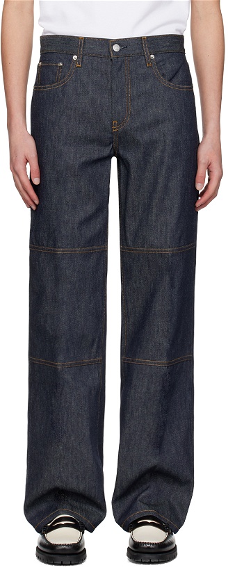 Photo: Helmut Lang Indigo Panel Jeans