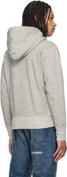 RRL Gray Fleece Hoodie