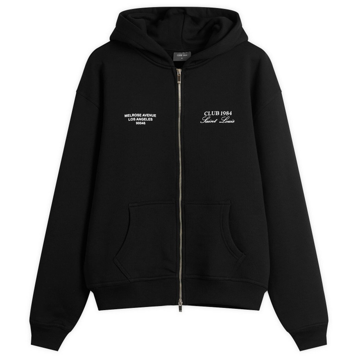 Photo: Club 1984 Men's Melrose Zip Hoodie in Black
