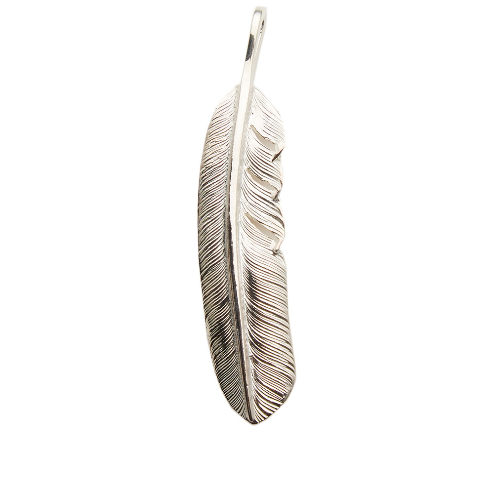 First Arrows Feather Silver Large Pendant First Arrows