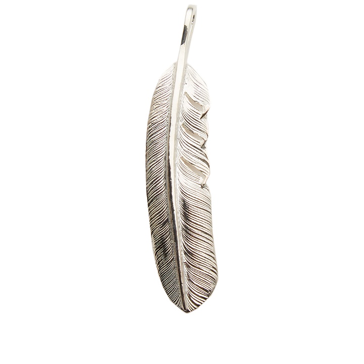 Photo: First Arrows Feather Silver Large Pendant