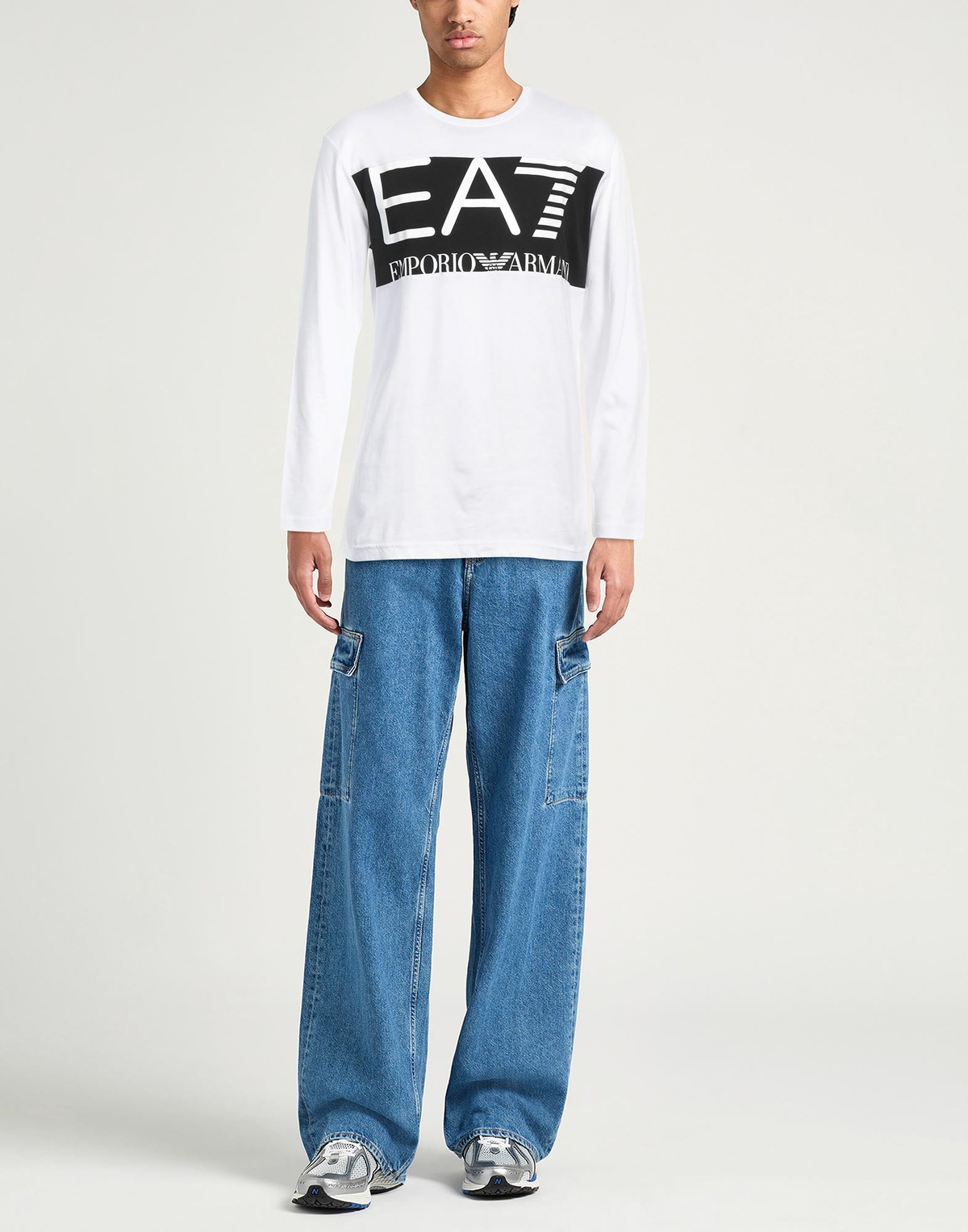 Ea7 Mens T-shirt in White