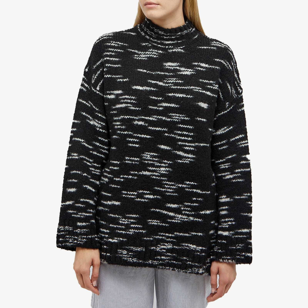 Samsøe Samsøe Women's Celeste Mock Neck Jumper in Black