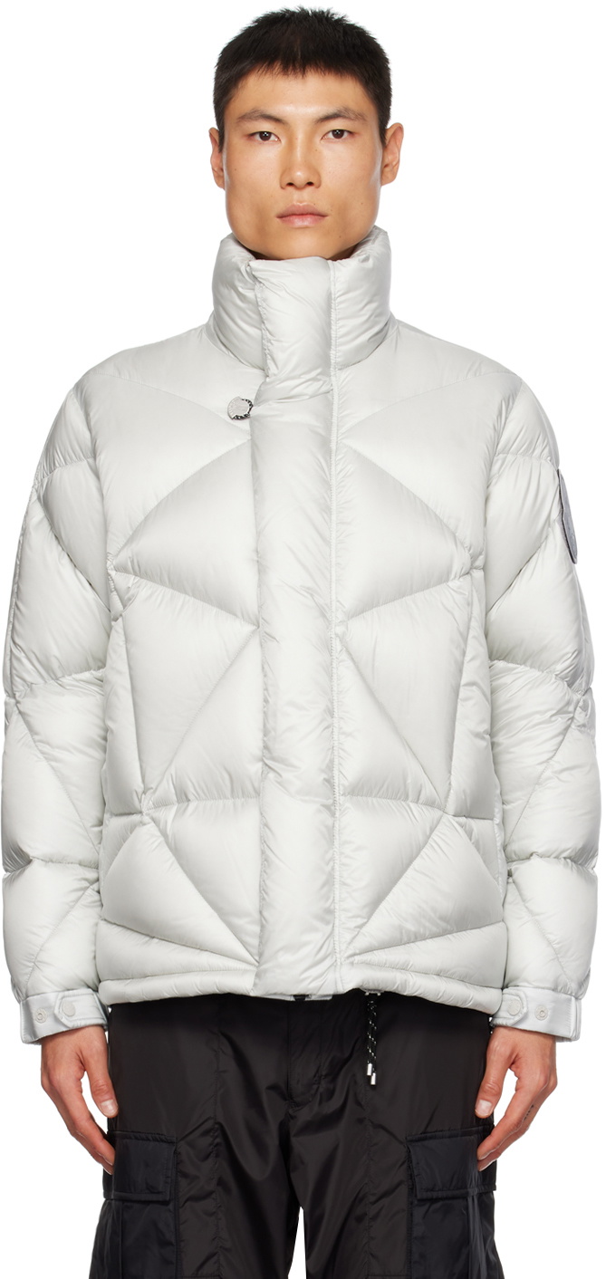 Moncler Genius 1 Moncler Pharrell Williams Gray Oak Down Jacket Moncler ...