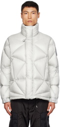 Moncler Genius 1 Moncler Pharrell Williams Gray Oak Down Jacket