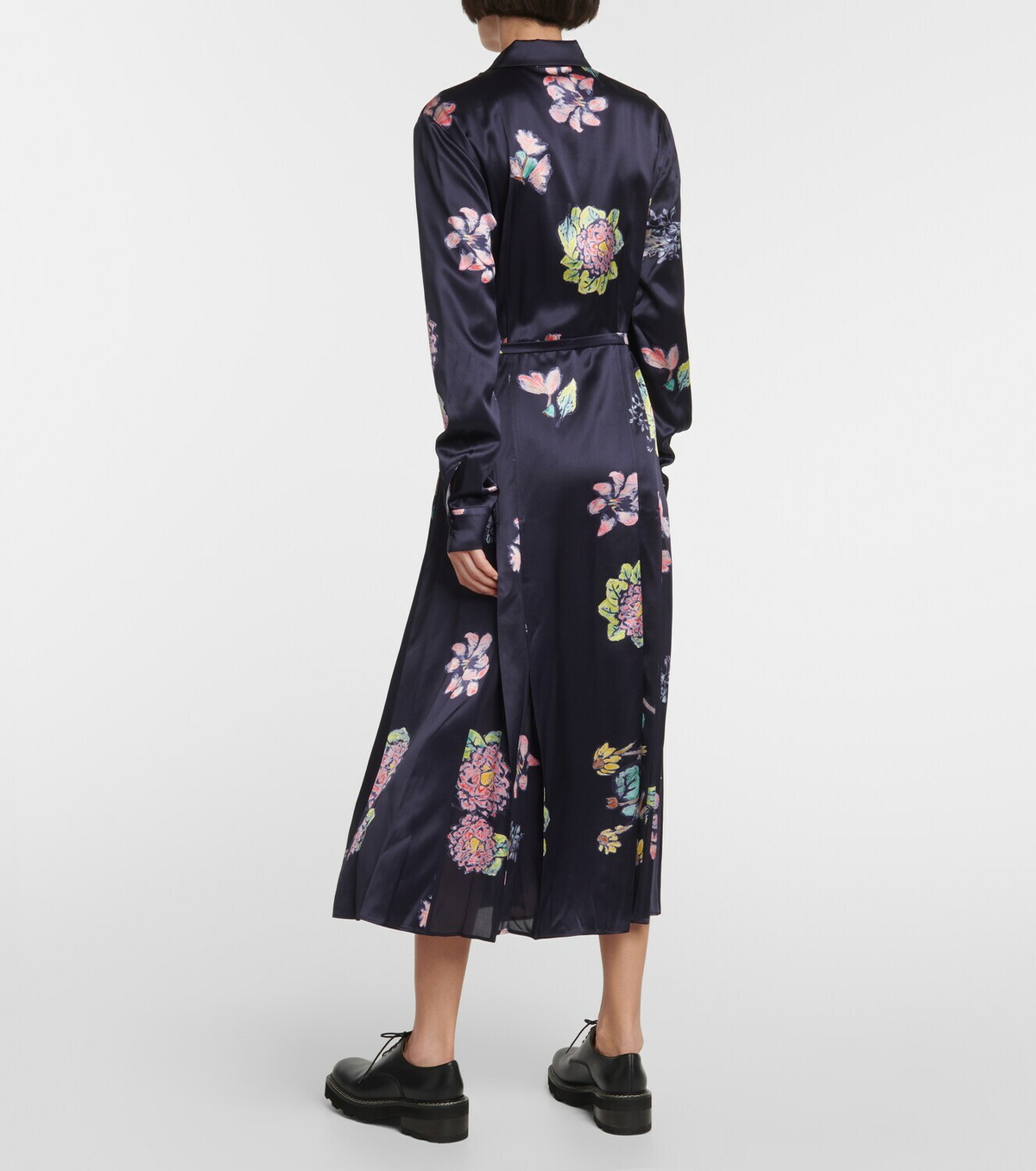 Gabriela Hearst Jane floral silk midi dress