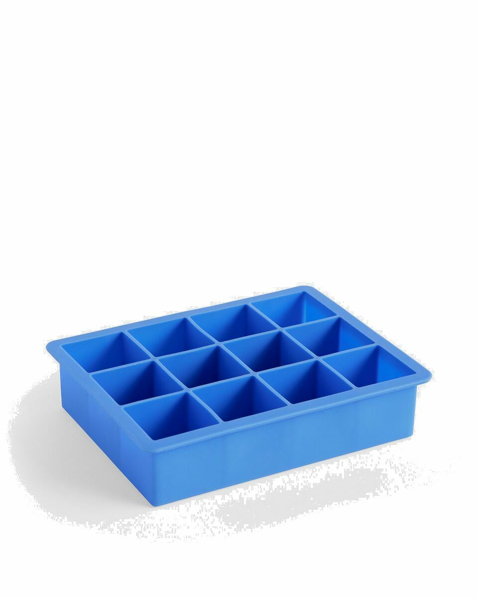 Photo: Hay Ice Cube Tray Square X Large Blue - Mens - Tableware