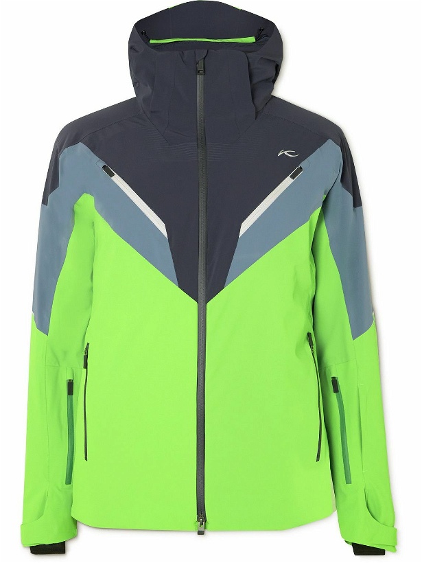 Photo: Kjus - Force Panelled Hooded Ski Jacket - Green