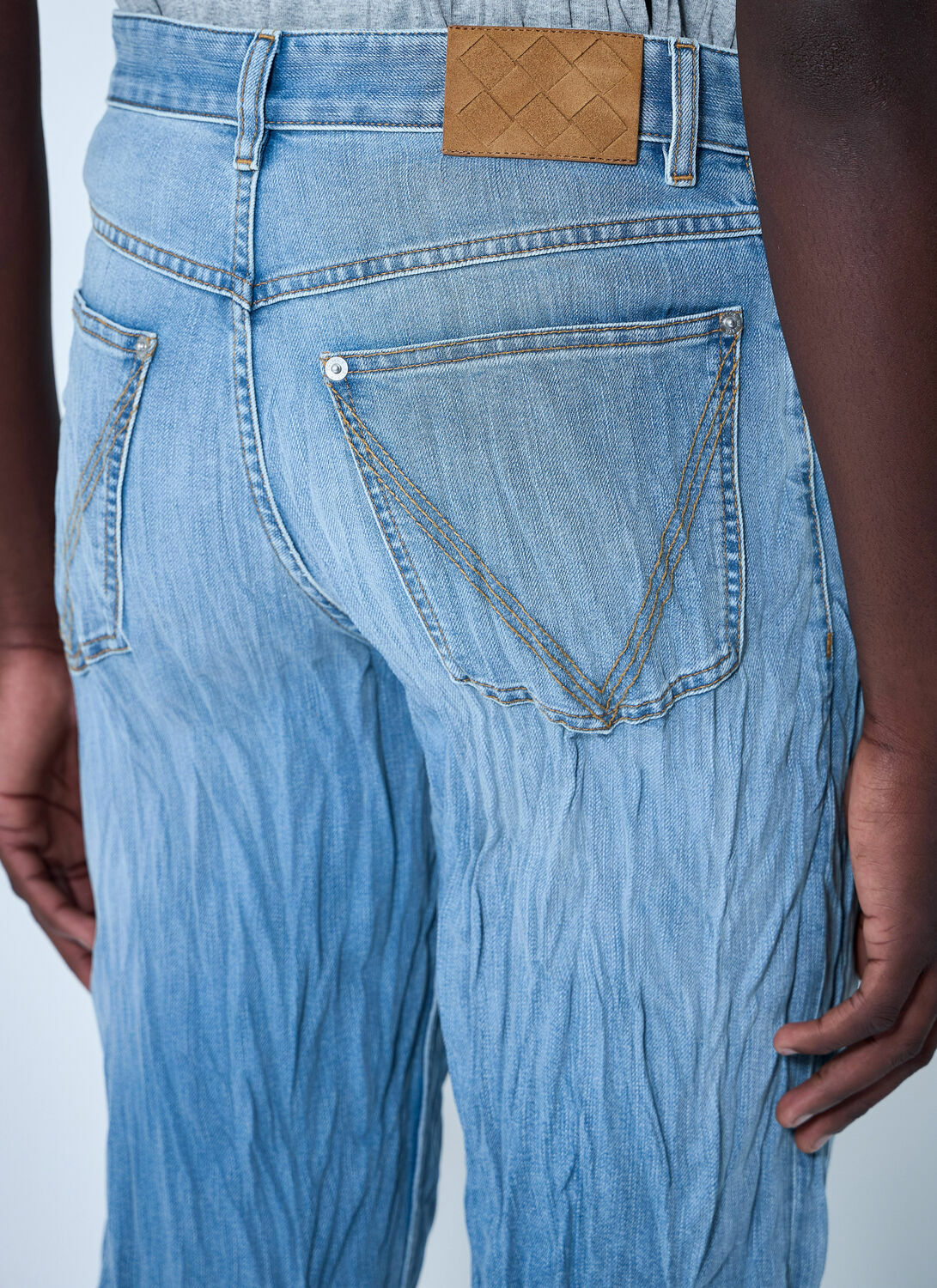 Bottega Veneta Crushed Jeans