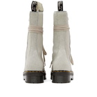 Rick Owens x Dr. Martens Quad Sole Calf Length Boot in White