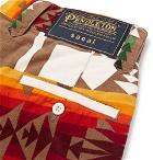 Sacai - Pendleton Printed Cotton-Corduroy Shorts - Brown