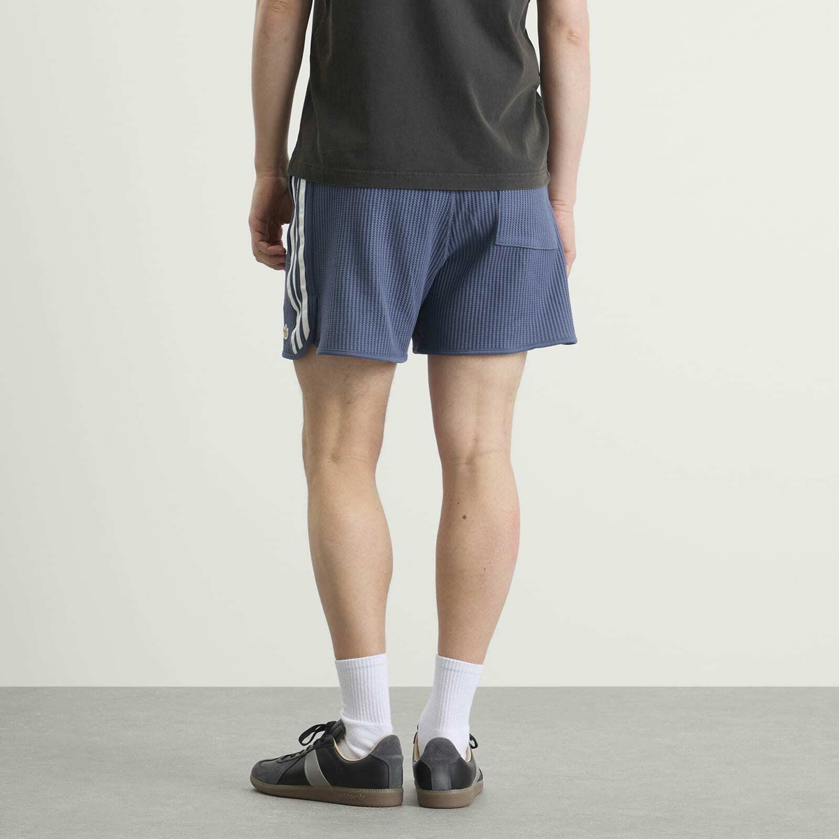 Adidas Men's Waffle Knit Sprinter Shorts in Preloved Ink