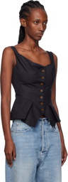Vivienne Westwood Black Monday Vest Top
