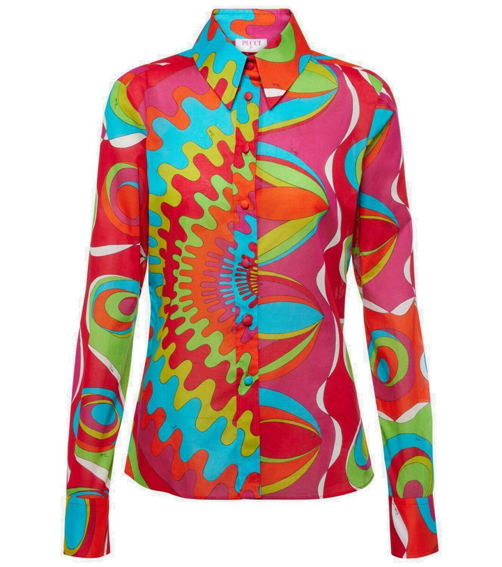 Photo: Pucci Printed cotton shirt