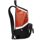 Neil Barrett Black and Red Contrast Detail Backpack
