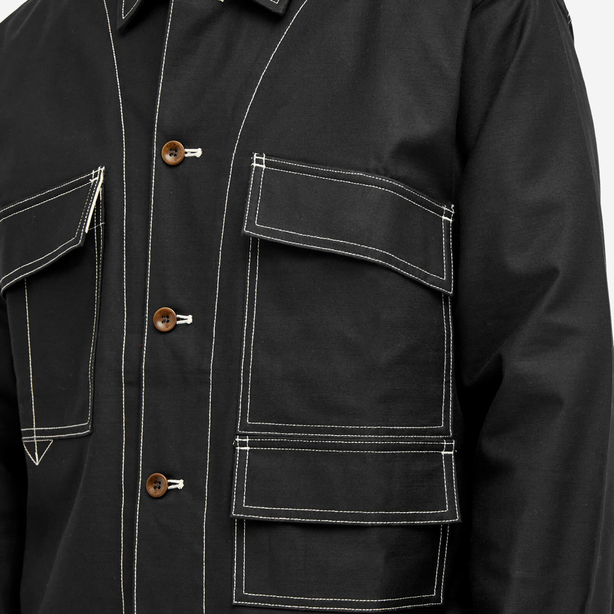 Garbstore Men's Manager Overshirt in Black