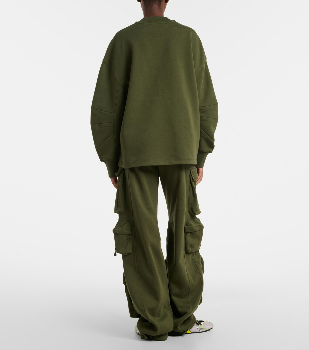 The Attico Cotton jersey sweatpants