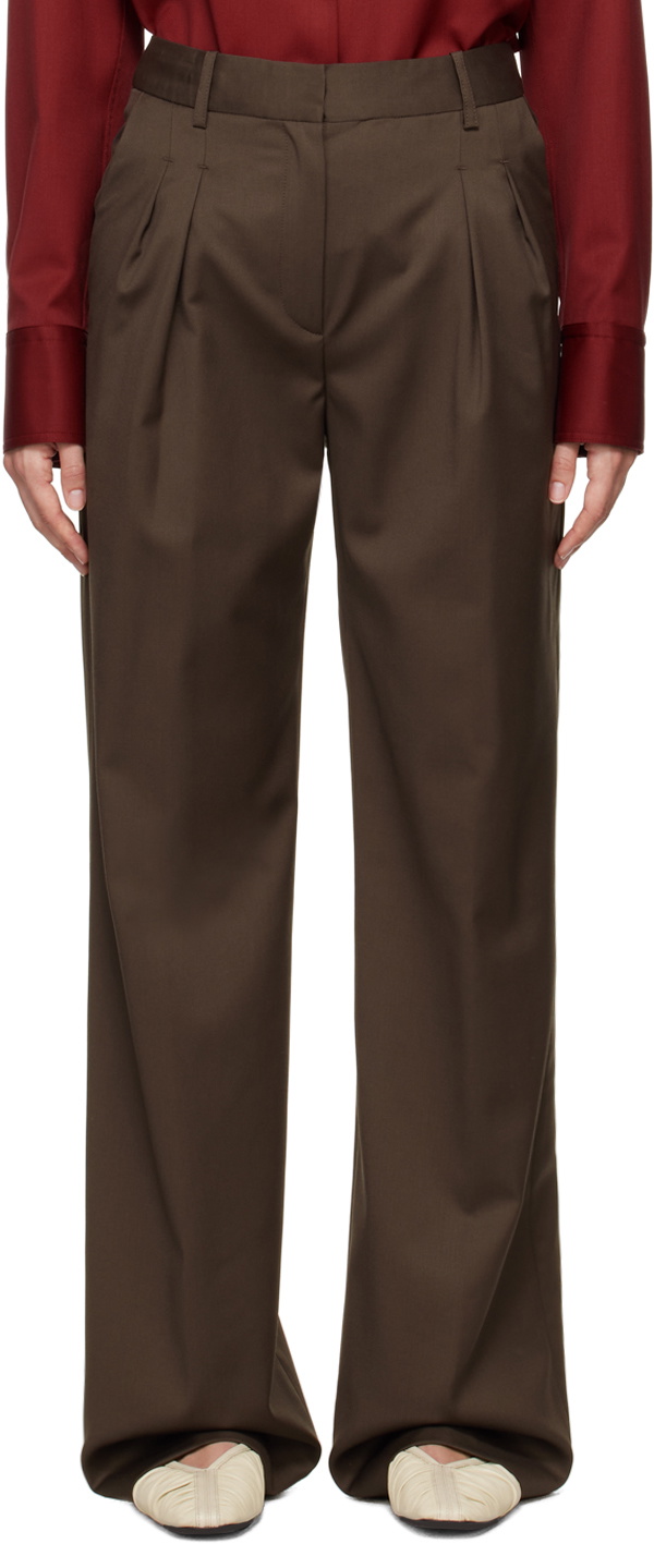 Loulou Studio Brown Sbiru Trousers Loulou Studio