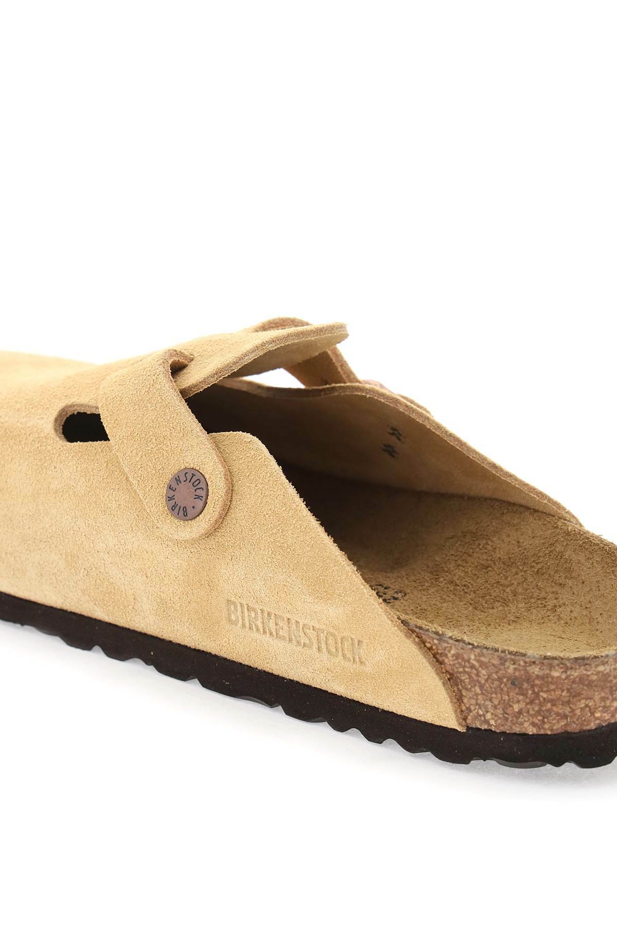 Boston Suede Flat Mules