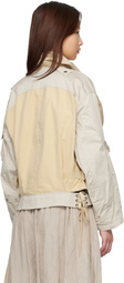 Isabel Marant Beige Julissa Cotton Bomber Jacket