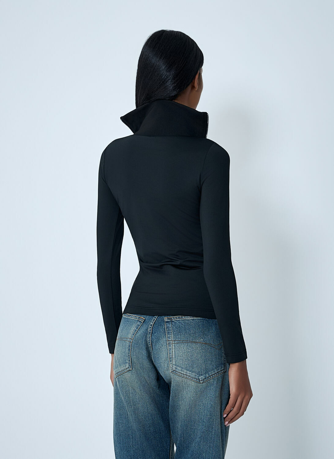Balenciaga Bra Cup Zip-Up Jacket