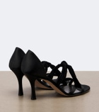 The Row Ella satin sandals