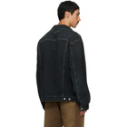 MM6 Maison Margiela Navy Sports Denim Jacket