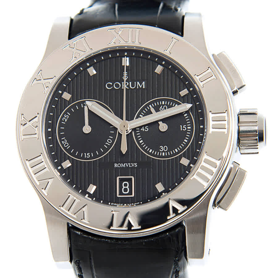 Corum Colomb Romulus Chronograph Automatic Black Dial Watch R984/03549