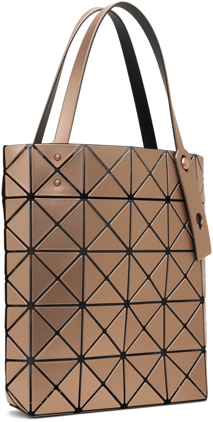 BAO BAO ISSEY MIYAKE Orange Lucent Boxy Tote Bao Bao Issey BAO BAO ISSEY MIYAKE Orange Lucent Boxy Tote Bao Bao Issey