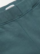 Sunspel - Tapered Cotton-Jersey Sweatpants - Blue