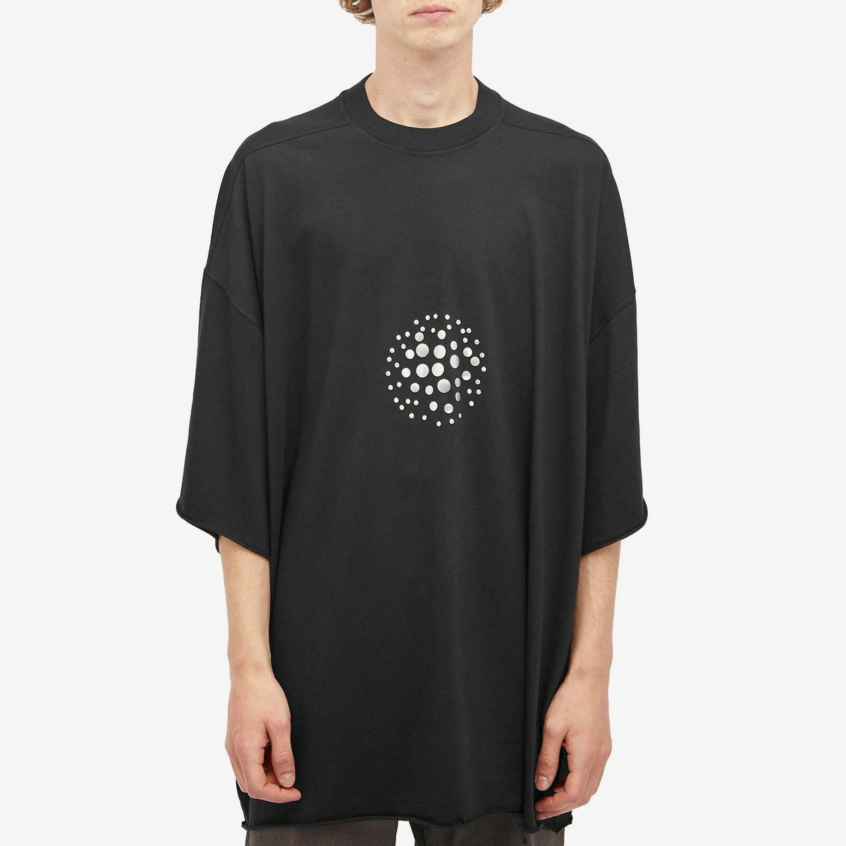 Rick Owens Men's Lunar Tommy T-Shirt in Black Rick Owens