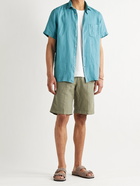 MASSIMO ALBA - Malibu Linen Shirt - Blue