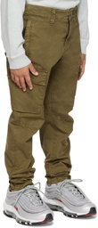 Stone Island Junior Kids Khaki Patch Cargo Pants