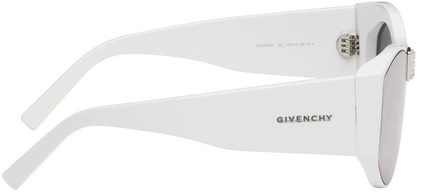 Givenchy White 4Gem Sunglasses 4g Sunglasses White Smoke | The Webster main image 2