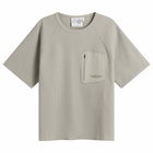 Purple Mountain Observatory Men's Waffle T-Shirt in Concrete