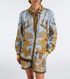 La DoubleJ Boy printed silk satin shirt
