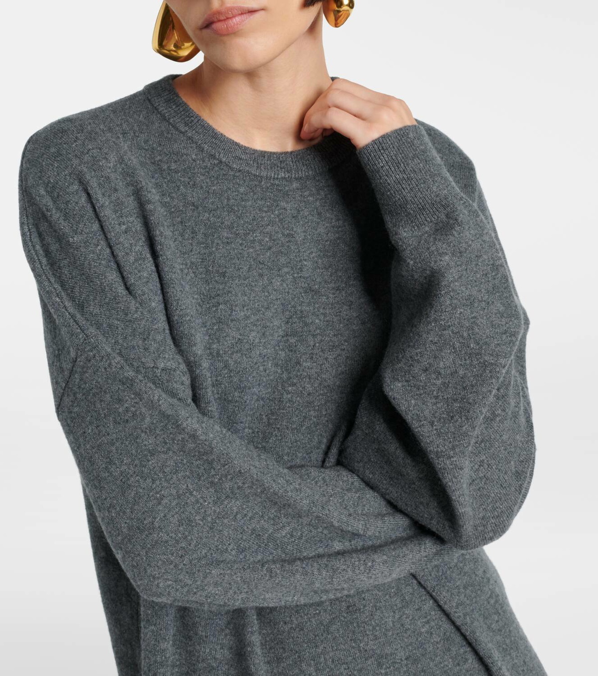 Extreme Cashmere N°106 Weird Short cashmere-blend dress