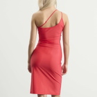 Coperni Women's C-LOGO ONE SHOULDER DRESS in Red