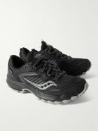 Saucony - Excursion TR15 GTX Rubber-Trimmed GORE-TEX Running Sneakers - Black