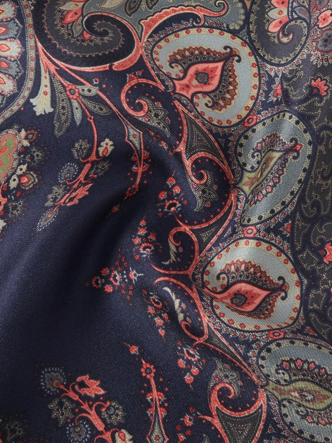 Etro - Paisley-Print Silk-Twill Pocket Square Etro