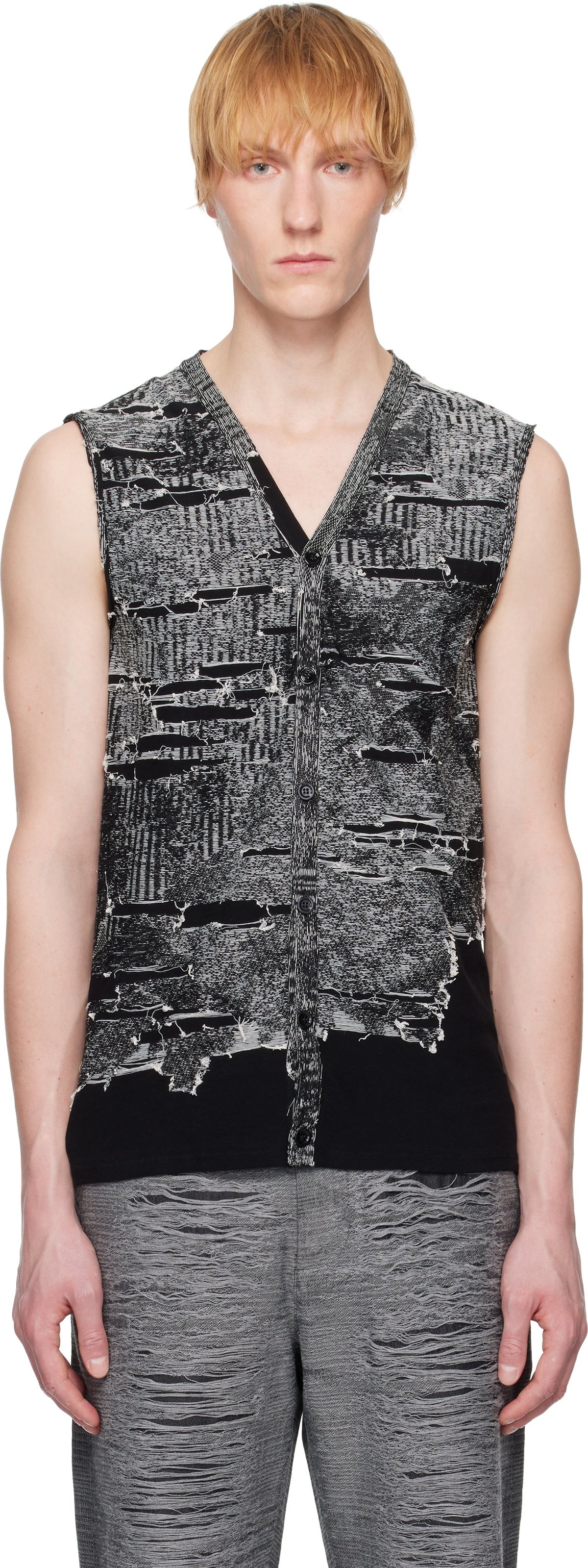 Diesel Black & Gray K-Callisto Vest