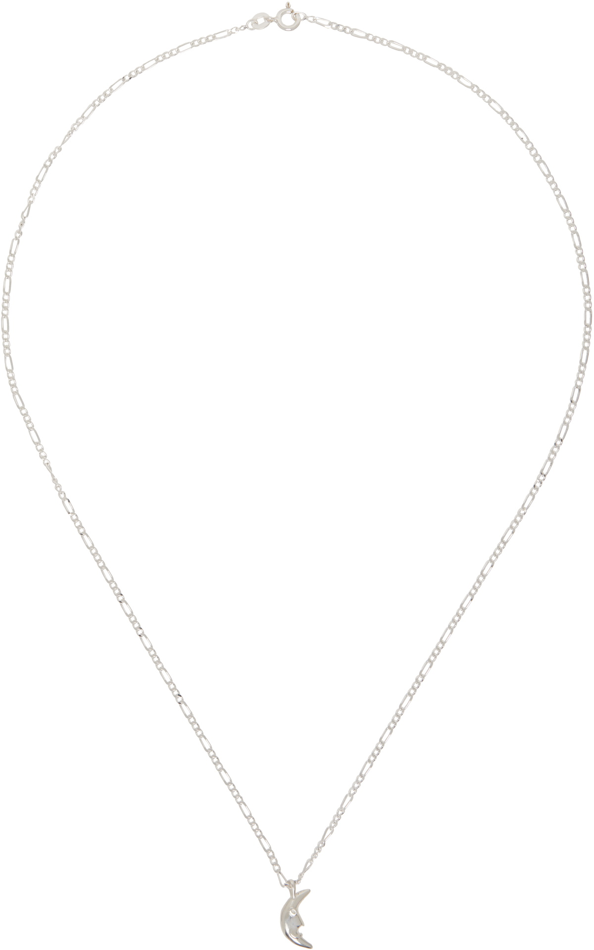 Alec Doherty Silver Moonlight Pendant Necklace