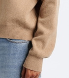 Róhe Wool-blend half-zip sweater