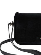 MC2 Saint Barth Black Velvet Flap Cross-body Bag
