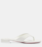 Christian Louboutin Sweet Janetonga leather thong sandals
