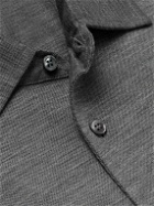 Rubinacci - Wool-Piqué Shirt - Gray