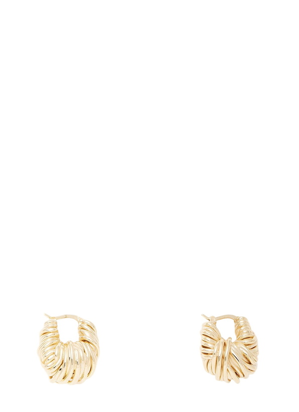 Photo: Bottega Veneta Twisted Hoop Earrings